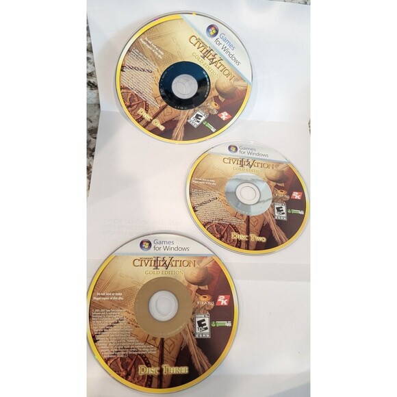 Civilization IV 4 GOLD Edition with Manual & Instruction Poster Sid Meier TESTED - Picture 7 of 12